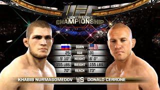 UFC 1 Gameplay Khabib Nurmagomedov vs Donald Cerrone