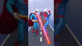 GTA V New Kiss Run Spoder-man vs Superman Funny Challenge! #gta