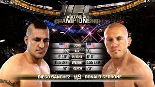 UFC 1 Gameplay Diego Sanchez vs Donald Cerrone