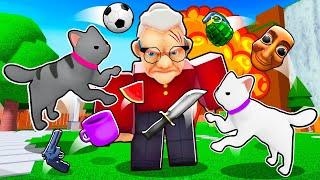 Cats vs Grandma!