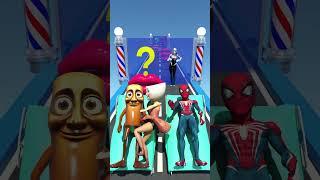GTA V New Kiss Run Spider-man vs Tung Tung Tung Sahur Funny Challenge! #gta #spiderman