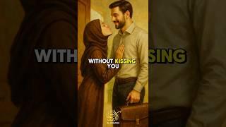 Never underestimate the power of a kiss#muslim #nikah #marriage #islamic_video #couple #shorts