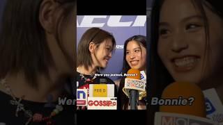 Jealous, Bonnie? Emi's kiss scene reaction! #gl #emibonnie #couple #wlw #ustheseries