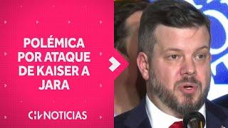 "ODIO Y CLASISMO": Reacciones ante polémicos ataques de Kaiser a Jeanette Jara en proclamación