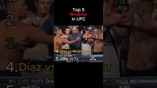 Top 5 Rivalries In UFC