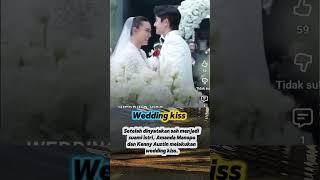 Wedding kiss Amanda Manopo dan Kenny Austin. #weddingkiss #amandamanopo #kennyaustin