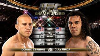 UFC 1 Gameplay Donald Cerrone vs Clay Guida
