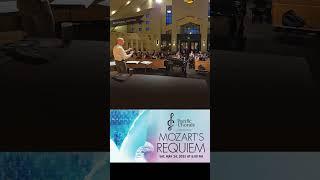 Rehearsal clip of Mozart's Requiem - III. Lacrimosa