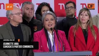 Las declaraciones de Jeannette Jara tras debate de las primarias presidenciales