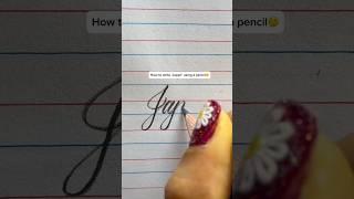 How To Write ‘Japan’ Using A Pencil