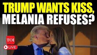 LIVE | Trump 'PUSHES' Melania For Kiss, She 'Refuses' | Full Drama At White House
