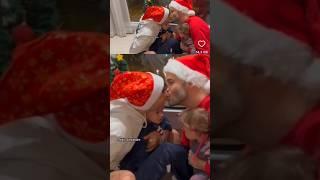 Gay Kiss family babies chrismukkah