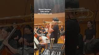 Mozart requiem Tuba mirum 2nd trombone solo. Ji seop kim