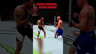 Ignored Handshake, Explosive Fight!#shorts #ufc #ytshorts #viralshort