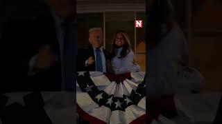 Donald Trump Kisses Melania Trump During July 4 Fireworks At White House