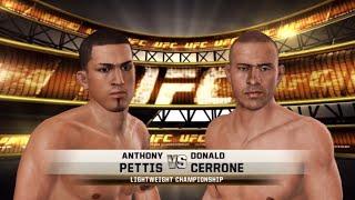 UFC Undisputed 3 Gameplay Anthony Pettis vs Donald Cerrone