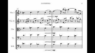 Mozart Requiem - Lacrimosa - Strings Orchestra  Arrangement