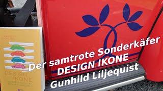 Samtrote Lesung von Jeanette Nentwig zu Gunhild Liljequist, der Designerin vom samtroten Sonderkäfer