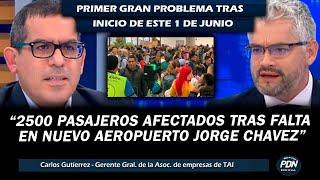 NUEVO AEROPUERTO JORGE CHAVEZ Y SU PRIMER GRAN PROBLEMA TRAS INICIAR FUNCIONAMIENTO ESTE 1 DE JUNIO