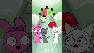 Sprunki New Kiss or Slap Run | Pinki vs Wenda | Funny Slaps #sprunki